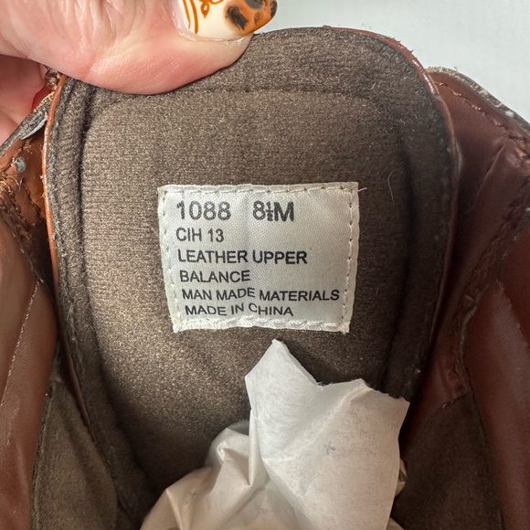 Double H Women’s 8.5M Brown Leather Lace-Up Western Boots Moto Kitlie Style - Picture 9 of 9